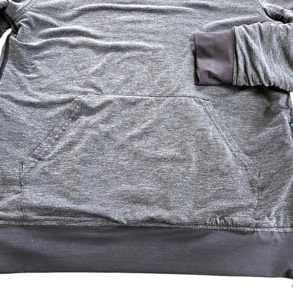 IVIVVA LULULEMON WHEREVER YOU GO QUILTED REVERSIBLE BLACK CREW SWEATSHIRT sz 14 - Picture 8 of 12